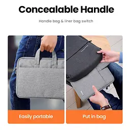 Сумка UGREEN LP437 Laptop Bag 13''-13.9'' (Gray)(UGR-20448) (UGR-20448) - мініатюра 7