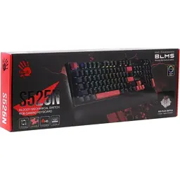 Клавіатура A4Tech Bloody S525N RGB BLMS Red Switch USB Fire Black (4711421002066) - мініатюра 6