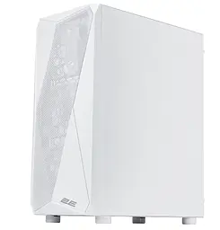 Корпус 2E Gaming Aruba (G3313W), White, без БР, Mid Tower, для ATX/Micro ATX/Mini ITX, 1xUSB 3.0/2xUSB 2.0, макс. CPU - 165 мм / VGA - 330 мм, 5x120 ARGB, бічна панель із загартованого стекла (2E-G3313W) - мініатюра 3