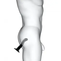 Фалоімітатор Strap-On-Me Dildo Plug PG L 18 см чорний - мініатюра 8