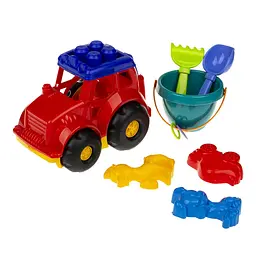 Пісочний набір Трактор Коник №3 Colorplast 0220 Червоний