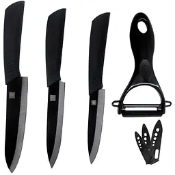 Набір ножів з 4 предметів Xiaomi Nano Ceramic Knifes Set 4 pcs (HU0010)