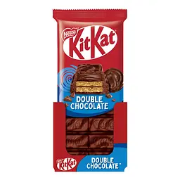 Шоколад молочний та чорний KitKat Double chocolate з вафлею та начинкою 99 г - мініатюра 2