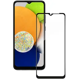 Скло захисне ACCLAB Full Glue Samsung A03 Black (1283126521621) - мініатюра 2