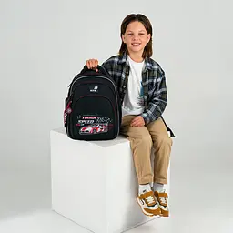 Рюкзак для початкової школи Kite Education 763S Speed Racer Чорний (K26-763S-2) - мініатюра 18