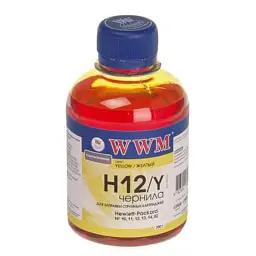 Чорнило WWM HP №10/ 11/12/13/14/82 (Yellow) (H12/Y)