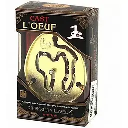 Головоломка Huzzle L'Oeuf (Яйце) Cast Puzzle 4 зірки 473782 - мініатюра 3