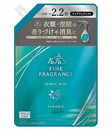 Японский спрей для одежды и помещений FaFa Fine Fragrance Fabric Mist Paradis, пополнение 540 мл