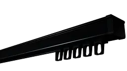 Карниз для штор KS 600 см Чорний одинарний