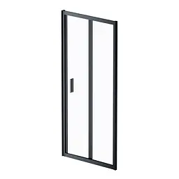 Душові двері AM.PM Gem 90x195 прозоре скло black matt W90UG-090-1F-195BT
