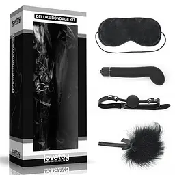 Набір БДСМ LoveToy Deluxe Bondage Kit, маска, вібратор, кляп, пірїнка