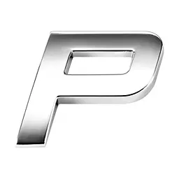 3D- літера: "P" нахил мала MAK (30255)