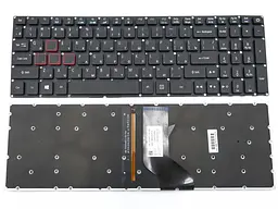 Клавіатура для ACER Aspire VX5-591G, VX5-793, VN7-593, VN7-593G, VN7-793G, PH315-51 (RU Black з підсвіткою). Оригінал