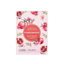 Маска тканинна для обличчя Dabo I Need Nature Mask Sheet Pomegranate з екстрактом граната