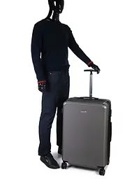 Валіза дорожній гігант (XL) полікарбонат Airtex 968 110л 75х50х30 см Темно-сірий (Dark grey) - мініатюра 10
