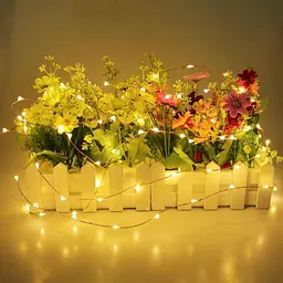 Світлодіодна гірлянда Sun Lamp Крапля Роси 200 LED 20 м тепле біле світло батарейки - мініатюра 5