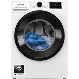 Пральна машина Gorenje фронтальна 9 кг 1400 A+++ 545 см дисплей інвертор пара Wi-Fi білий