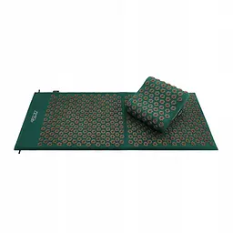 Килимок акупунктурний 4FIZJO Eco Mat XL Аплікатор Кузнєцова з подушкою 110 x 42 см 4FJ0385 Navi Green/Gold (P-5907739315083) - мініатюра 8