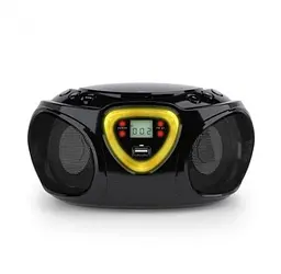 Музичний бумбокс Auna Roadie CD Boombox FM Radio Light Show (10029814) - мініатюра 4