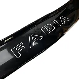 Дефлектор капота мухобійка Skoda Fabia II 2007-2010 Voron Glass - мініатюра 2