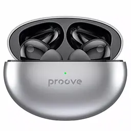Бездротові навушники Proove Thunder Buds TWS, IPX4, ANC, BT5.3, 40mAh, 300mAh, 4h, grey UA UCRF - мініатюра 4