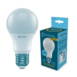Лампа світлодіодна стандартна Кристально-золотистий 12W Е27 4000K (A60-017)