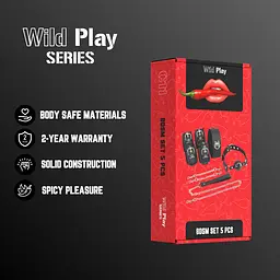 Набір БДСМ - Erospace Wild Play BDSM Set 5 pcs C11 - мініатюра 2