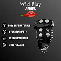 Ерекційне кільце Erospace Wild Play Cock And Ball Strap C20 - мініатюра 7