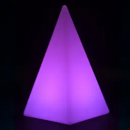 Світильник Brille з акумулятором LED RGB пластиковий Піраміда - мініатюра 7