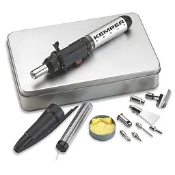 Паяльник газовий Kemper Mini професійний перезаправний з аксесуарами (12100KIT)