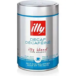 Кава в зернах Illy Decoffeinate, без кофеїну 250 г з/б