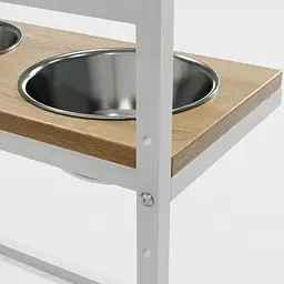 Hollky Flex L — регульовані миски на підставці для великих собак (2 × 1.8 л) - мініатюра 5