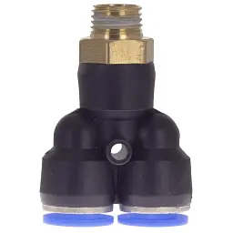 Штуцер цанговий (Y-подібний) Ø10 мм МТ 1/4" SIGMA (7027851) - мініатюра 2