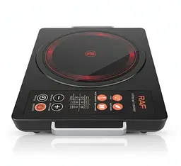 Інфрачервона настільна плита RAF R.8046 3500 Вт • Електроплитка Infrared Cooker з однією конфоркою для дому, дачі та кухні - мініатюра 2