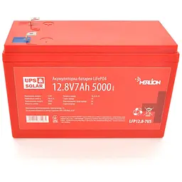 Літій-залізо-фосфатний акумулятор Merlion LiFePO4 12.8V 7AH (4S2P/BMS-10A), (151х65х97) for UPS, до 5000 циклів, Q12