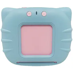 Кишенькова абетка Bambi Монтессорі Котик 112 карток синя 8888M(Blue)