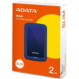 Зовнішній жорсткий диск Adata DashDrive Durable HV300 2TB Blue [AHV300-2TU31-CBL] [118119] - мініатюра 6
