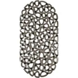 Килимок для ванної Eco Fabric Бублики 68х34 см прозоро-чорний (6834-008)