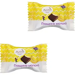 Уцінка. Цукерки Жако Пташине молоко з банановим смаком 2.7 кг - мініатюра 2