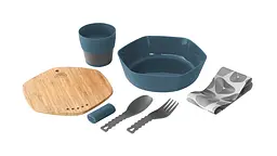 Набір туристичного посуду Robens Leaf Meal Kit Ocean Blue (690277) - мініатюра 1