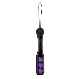 Паддл Punishment – Purple Lips Paddle – Black, залишає слід у вигляді поцілунку - мініатюра 1