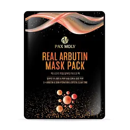 Маска тканинна Pax Moly Real Arbutin з арбутином