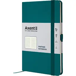 Книга записна Axent Partner A5- в клітинку 96 аркушів малахіт (8201-31-A) - мініатюра 2