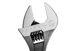 Ключ розвідний Intertool 375 мм (0-50 мм) фосфатований XT-0065 - мініатюра 3