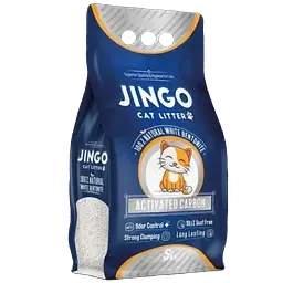 Наповнювач бентонітовий JINGO Activated Carbon - з активованим вугіллям, 5 л