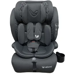 Автокрісло VELANO Flexo i-Size 76-150 см Isofix + Top Tether ремінь grey (48414) - мініатюра 2