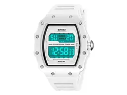 Чоловічий наручний годинник 2296WT White Skmei acs0030041 - мініатюра 3