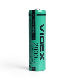 Акумулятор Videx літій-іонний 18650 (без захисту) 2800mAh color box/1шт VIDEX (29052-000) - мініатюра 2