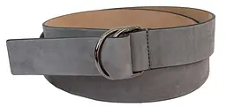Ремінь жіночий Tod's 80-118 см 3.5 см нубук Світло-сірий - мініатюра 1