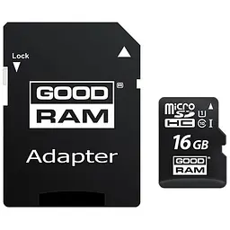 Карта пам'яті Goodram 16GB microSDHC Class 10 (M1AA-0160R12)